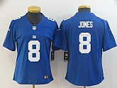 Women Nike Giants 8 Daniel Jones Royal Vapor Untouchable Limited Jersey,baseball caps,new era cap wholesale,wholesale hats